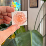 Peach Sundial Jewel - Round (35mm) Tools Colorado Glass Works