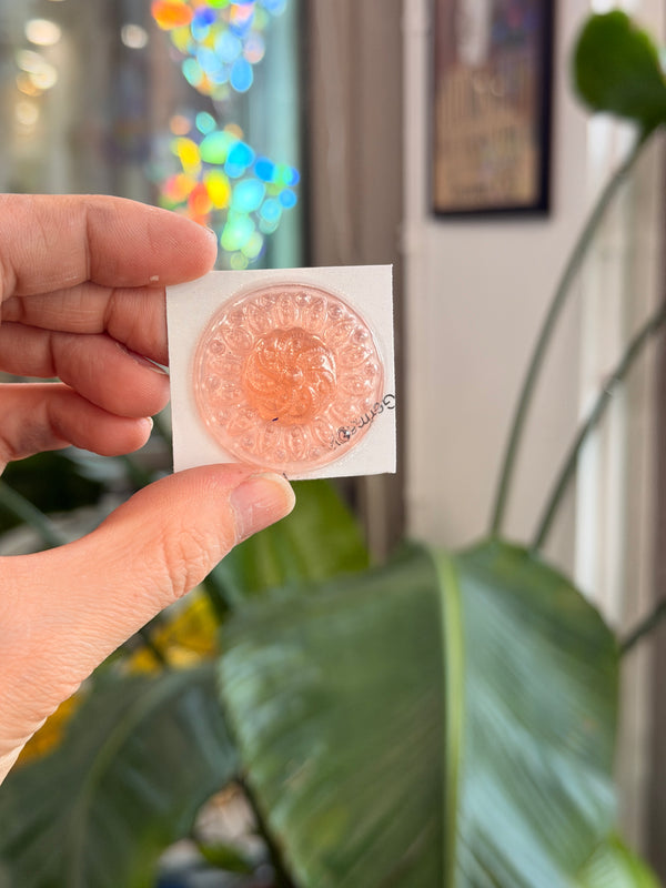 Peach Sundial Jewel - Round (35mm) Tools Colorado Glass Works