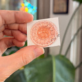 Peach Sundial Jewel - Round (35mm) Tools Colorado Glass Works