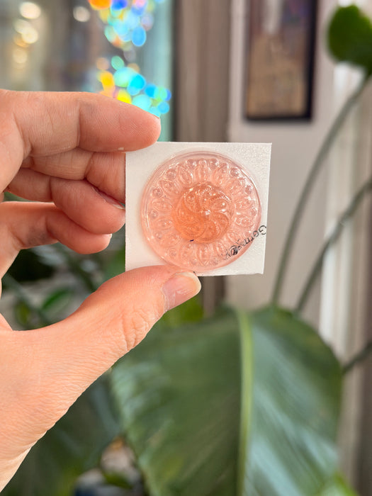 Peach Sundial Jewel - Round (35mm) Tools Colorado Glass Works