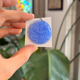 Opal Blue Swirl Jewel - Round (35mm) Tools Colorado Glass Works