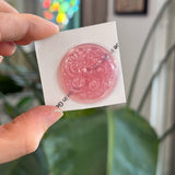 Opal Gold Pink Swirl Jewel - Round (35mm) Tools Colorado Glass Works