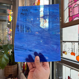 Transparent Blue Wispy Spectrum Sheet Glass Spectrum
