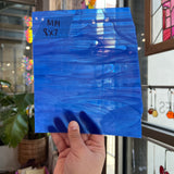 Transparent Blue Wispy Spectrum Sheet Glass Spectrum M14 (8x7in)