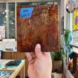 Brown Mottled Wispy Uroboros Sheet Glass Colorado Glassworks