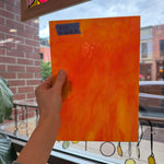 Vintage Orange Yellow Mixed Armstrong