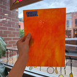 Vintage Orange Yellow Mixed Armstrong