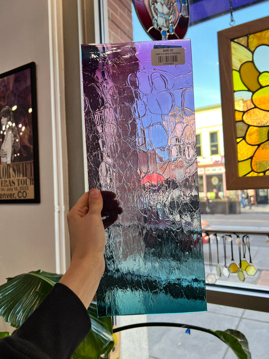 Midnight Haze COGW by Monarch Glass Sheet Glass Colorado Glass Works 16x6.5in (MA-07042605)