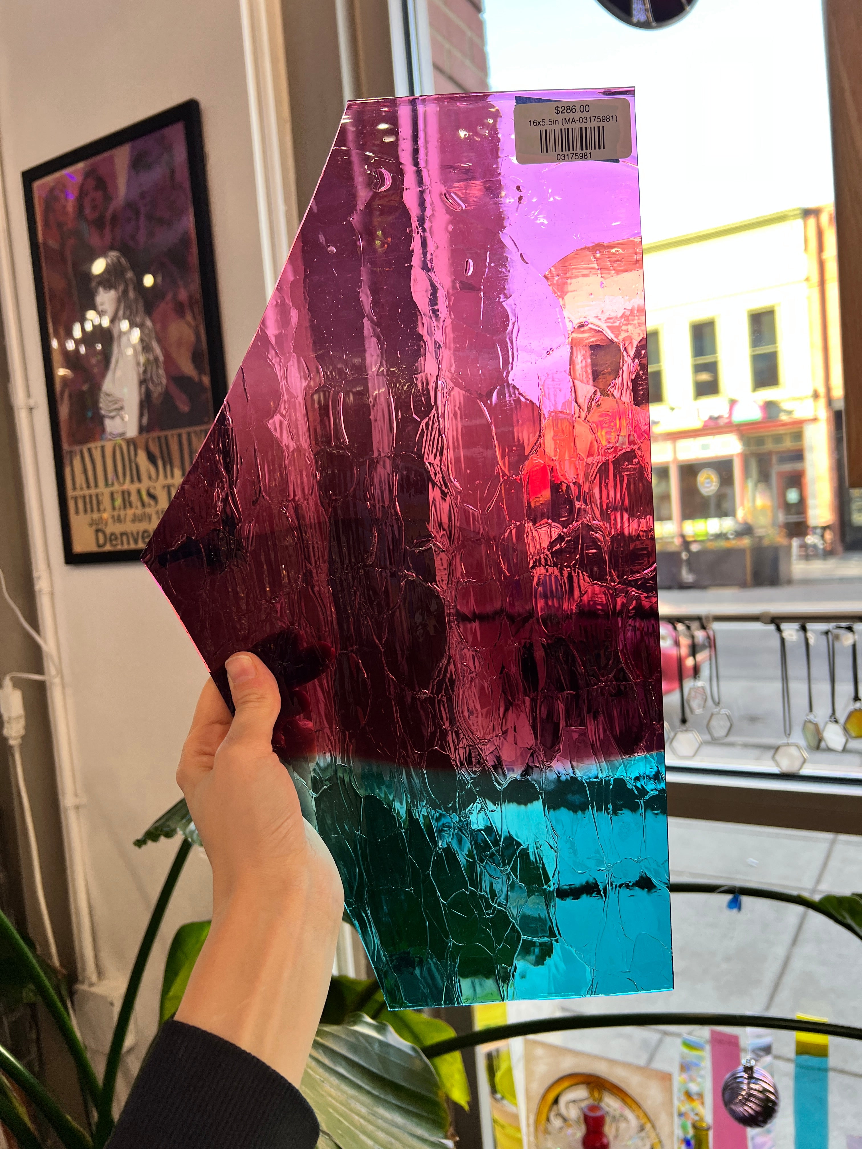 Happy Hour COGW by Monarch Glass Sheet Glass Colorado Glass Works 16x5.5in (MA-03175981)