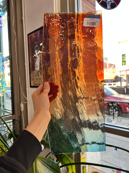 Sedona Sunrise COGW by Monarch Glass Sheet Glass Colorado Glass Works