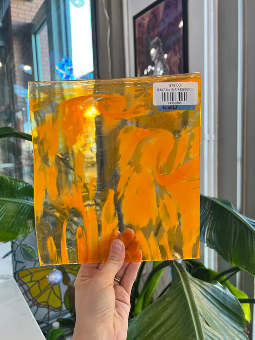 The Big Cheese COGW by Monarch Glass Sheet Glass Colorado Glass Works 8.5x7.5in (MA-74389805)