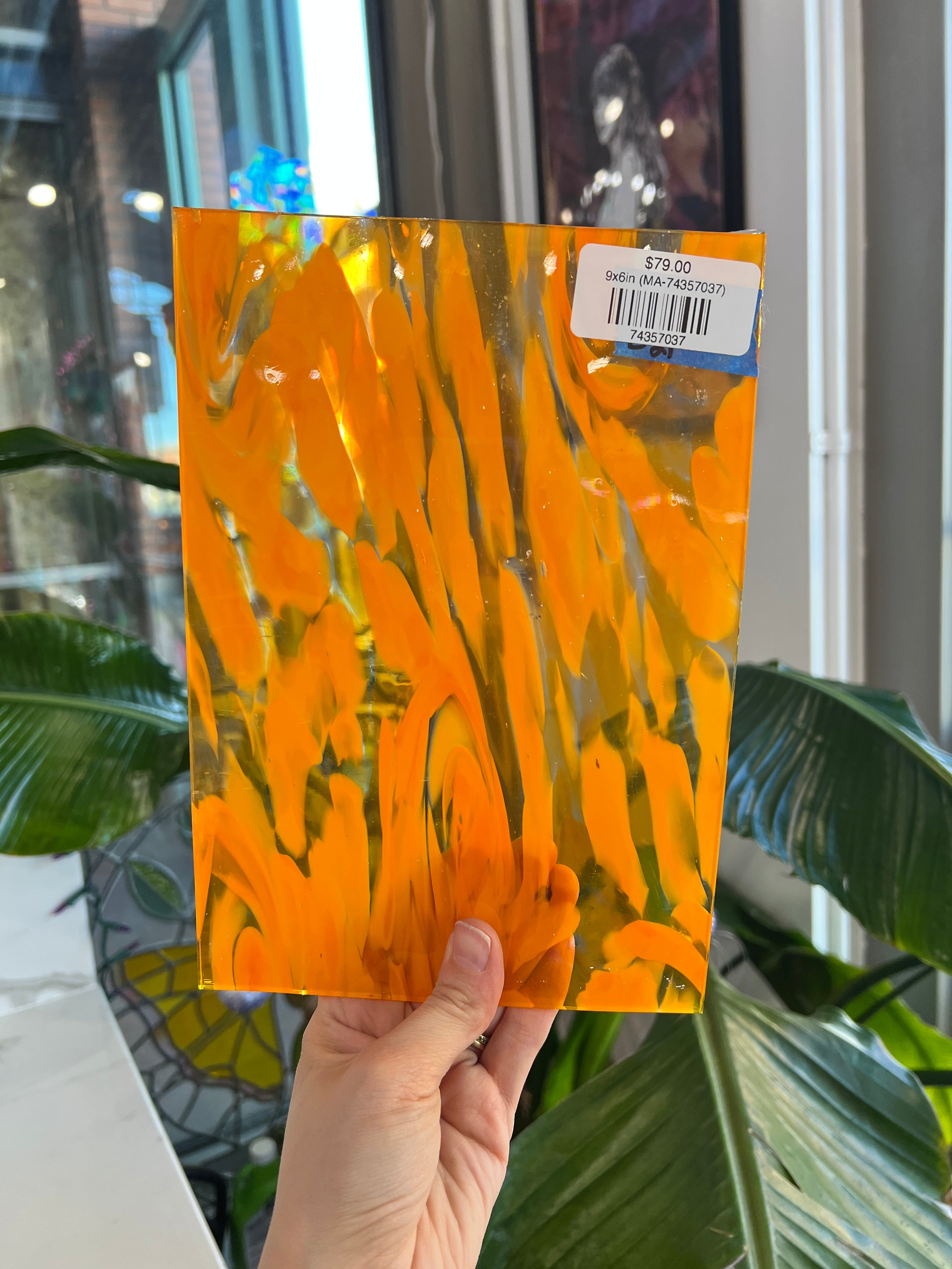 The Big Cheese COGW by Monarch Glass Sheet Glass Colorado Glass Works 9x6in (MA-74357037)