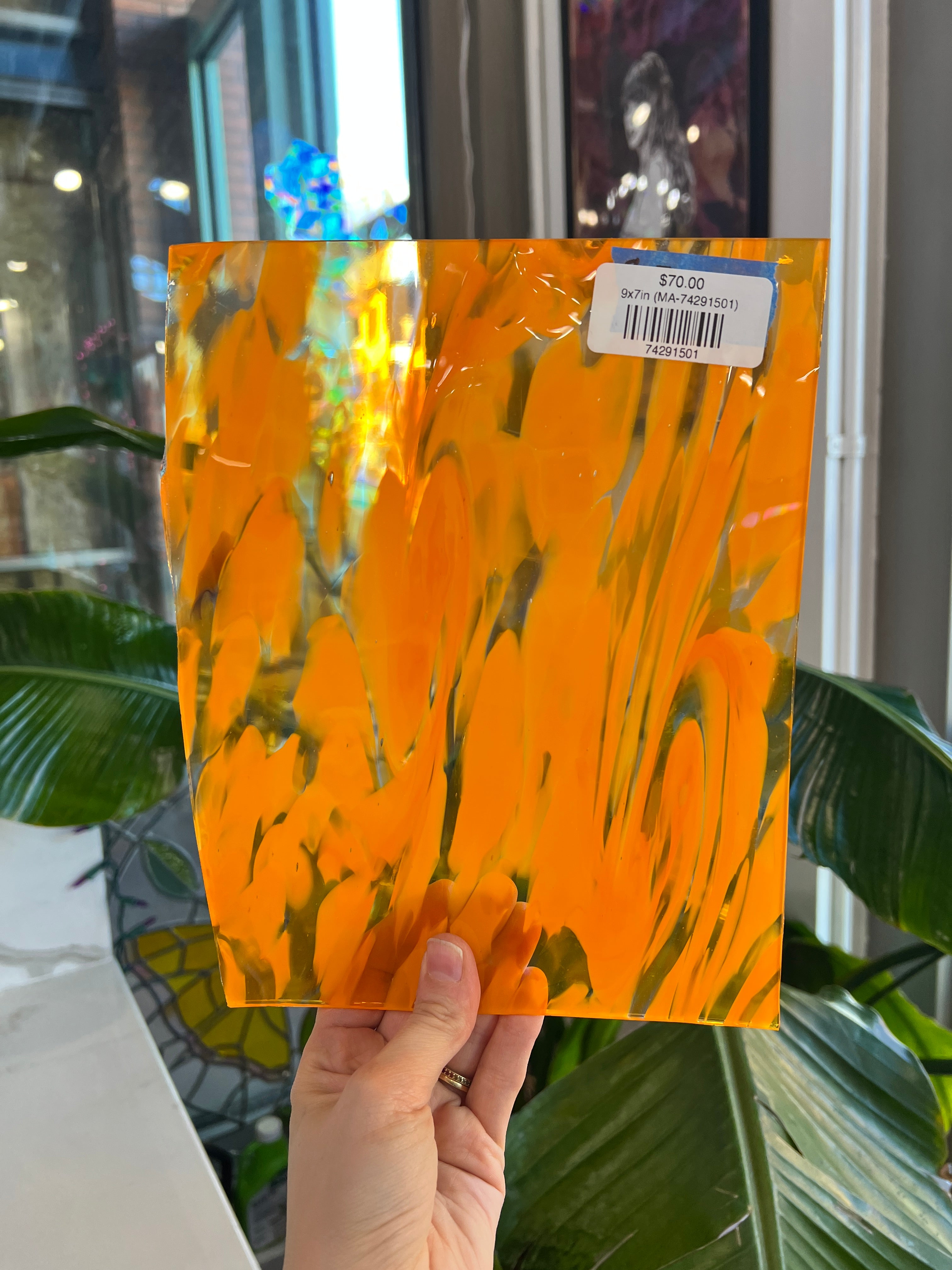 The Big Cheese COGW by Monarch Glass Sheet Glass Colorado Glass Works 9x7in (MA-74291501)