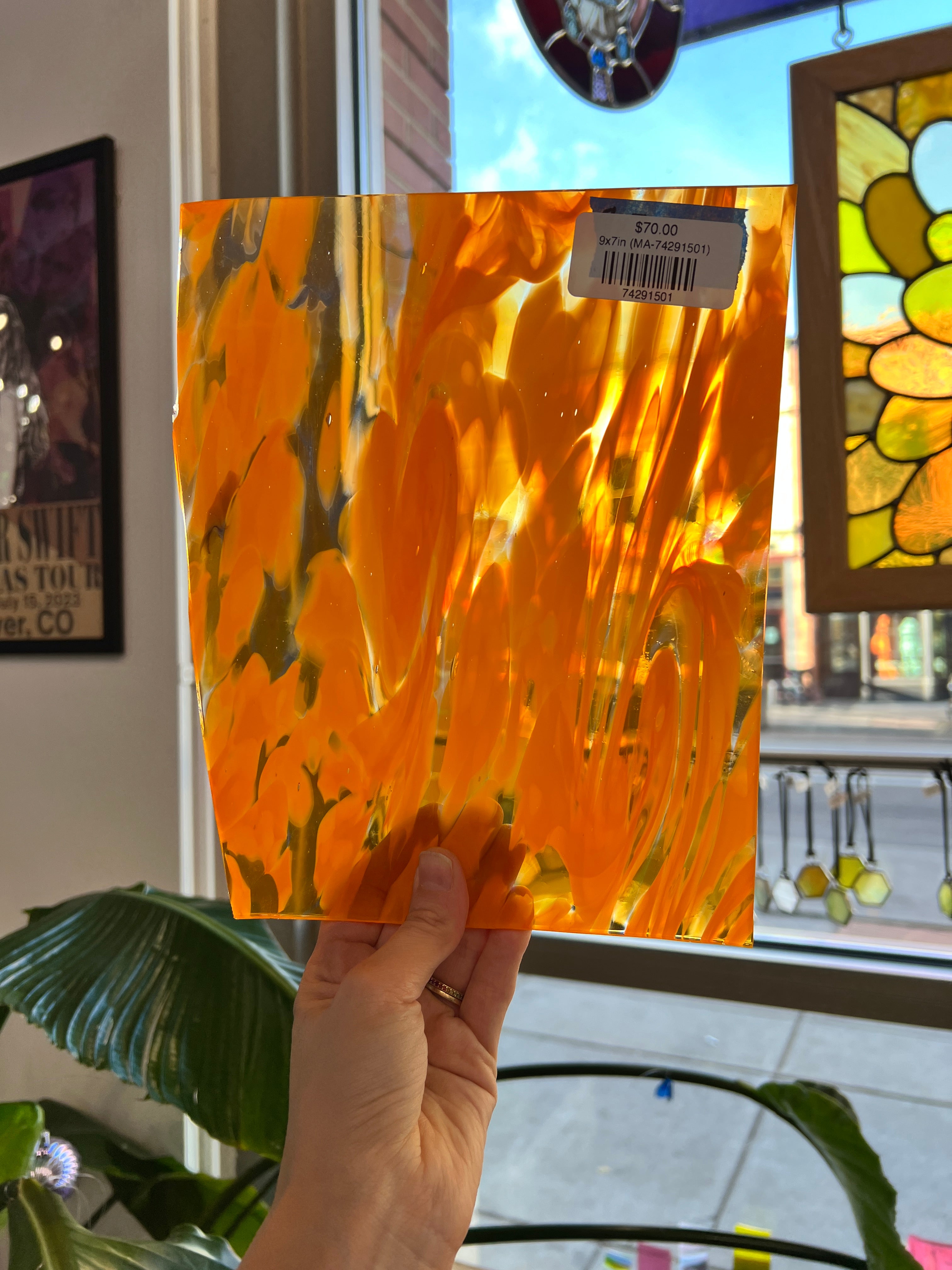 The Big Cheese COGW by Monarch Glass Sheet Glass Colorado Glass Works
