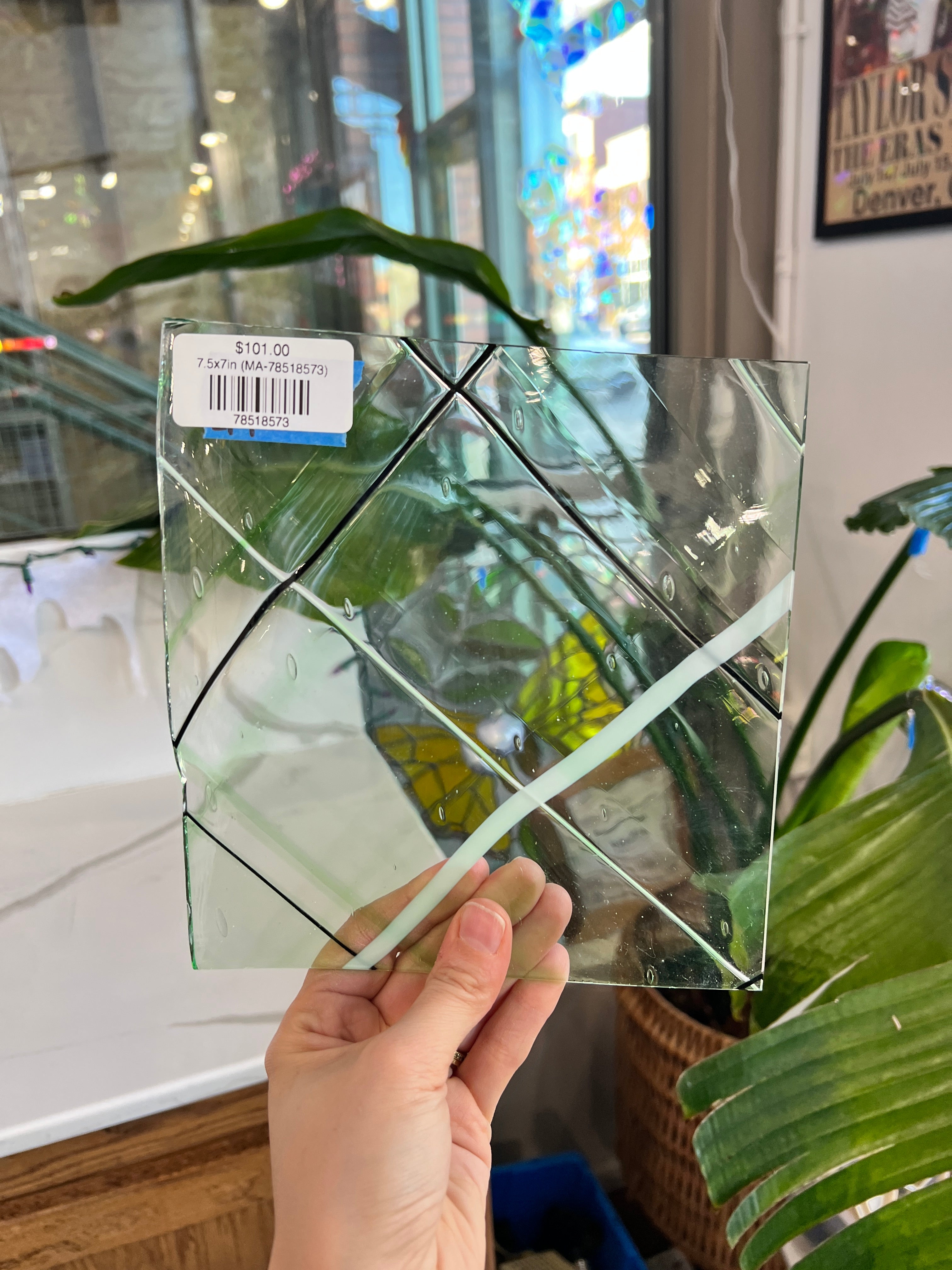 Scottie Dog COGW by Monarch Glass Sheet Glass Colorado Glass Works 7.5x7in (MA-78518573)