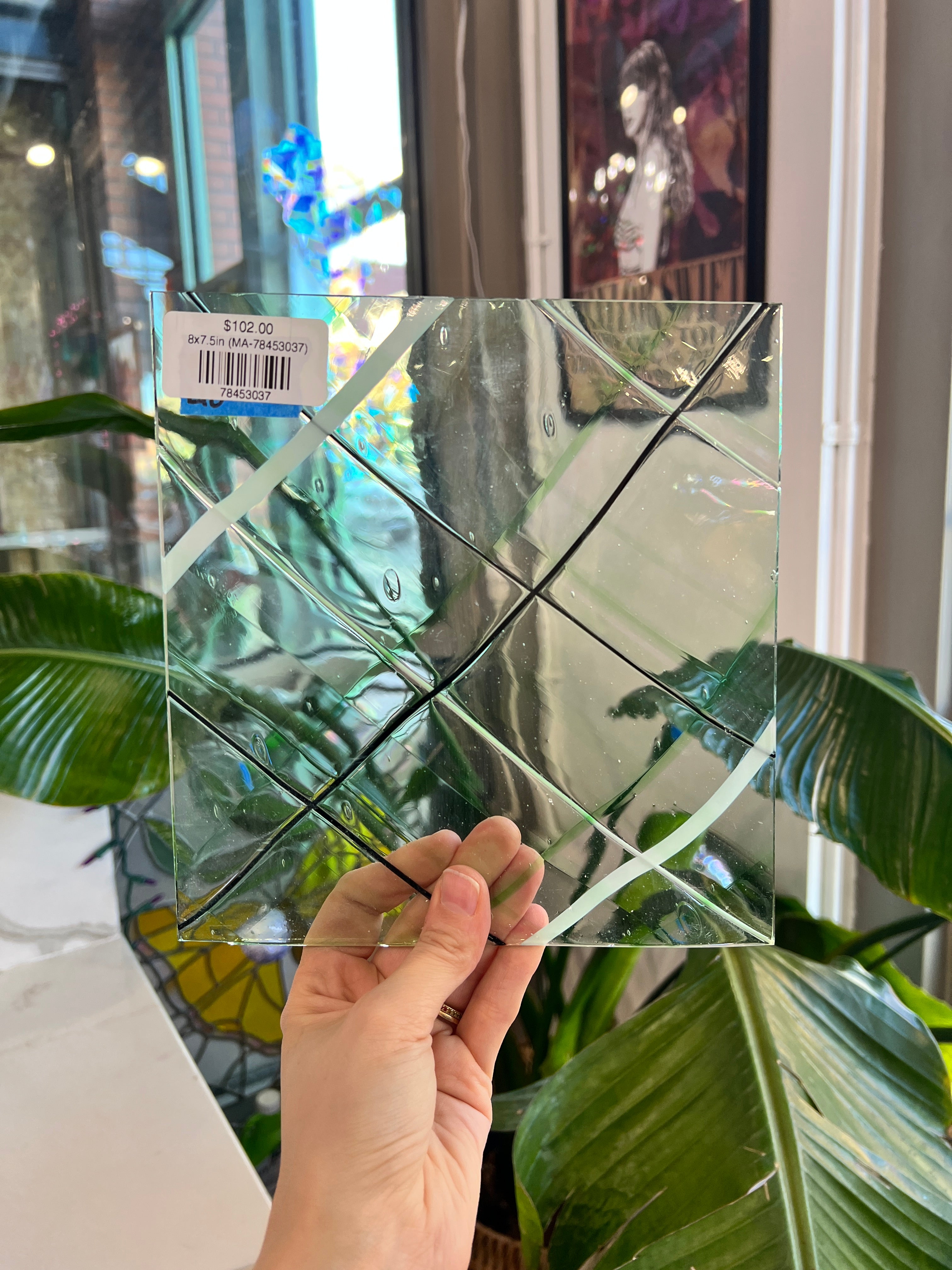 Scottie Dog COGW by Monarch Glass Sheet Glass Colorado Glass Works 8x7.5in (MA-78453037)