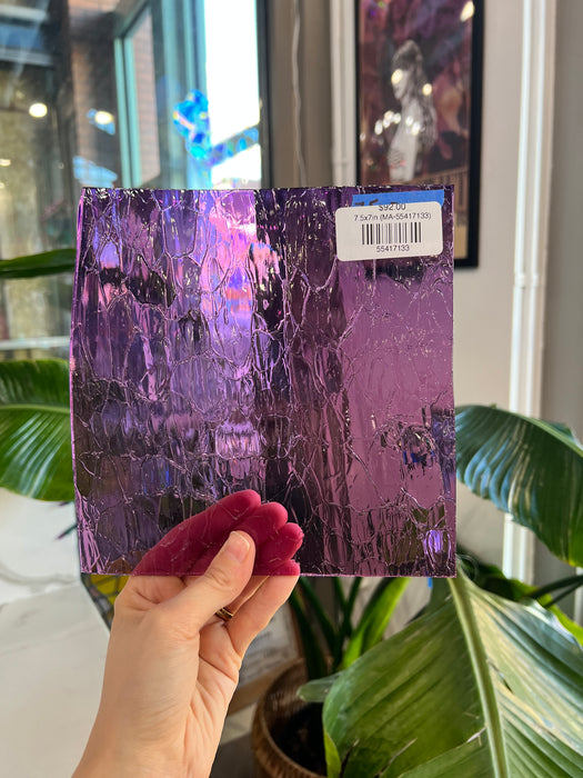 Cracked Compact COGW by Monarch Sheet Glass Colorado Glass Works 7.5x7in (MA-55417133)