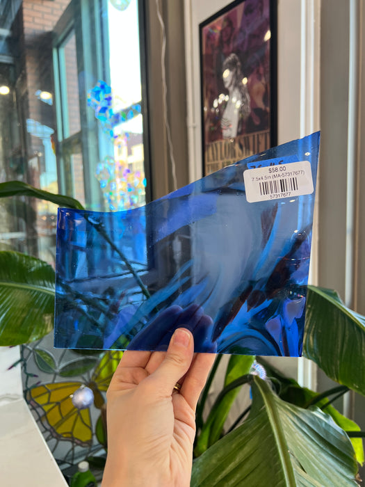 Stargaze COGW by Monarch Glass (Blue Aventurine) Sheet Glass Colorado Glassworks 7.5x4.5in (MA-57317677)