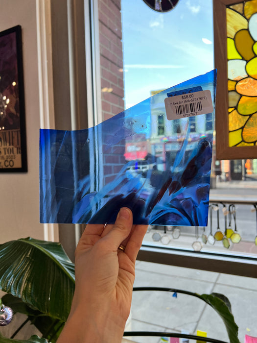 Stargaze COGW by Monarch Glass (Blue Aventurine) Sheet Glass Colorado Glassworks