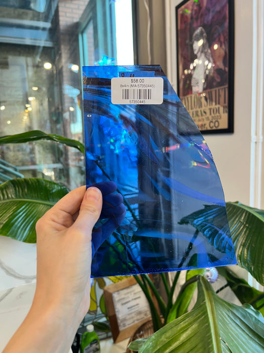 Stargaze COGW by Monarch Glass (Blue Aventurine) Sheet Glass Colorado Glassworks 8x4in (MA-57350445)