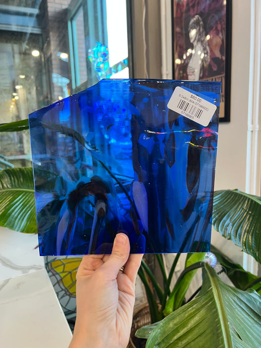 Stargaze COGW by Monarch Glass (Blue Aventurine) Sheet Glass Colorado Glassworks 6.5x8in (MA-57186605)