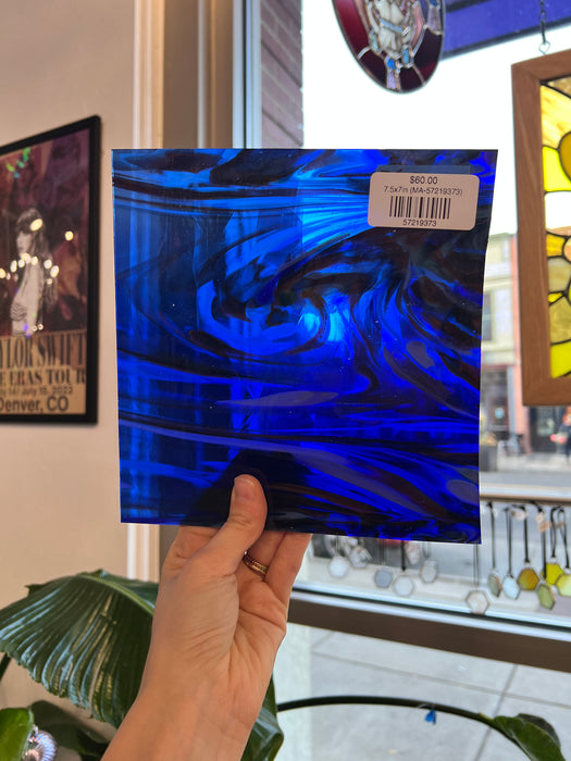 Stargaze COGW by Monarch Glass (Blue Aventurine) Sheet Glass Colorado Glassworks