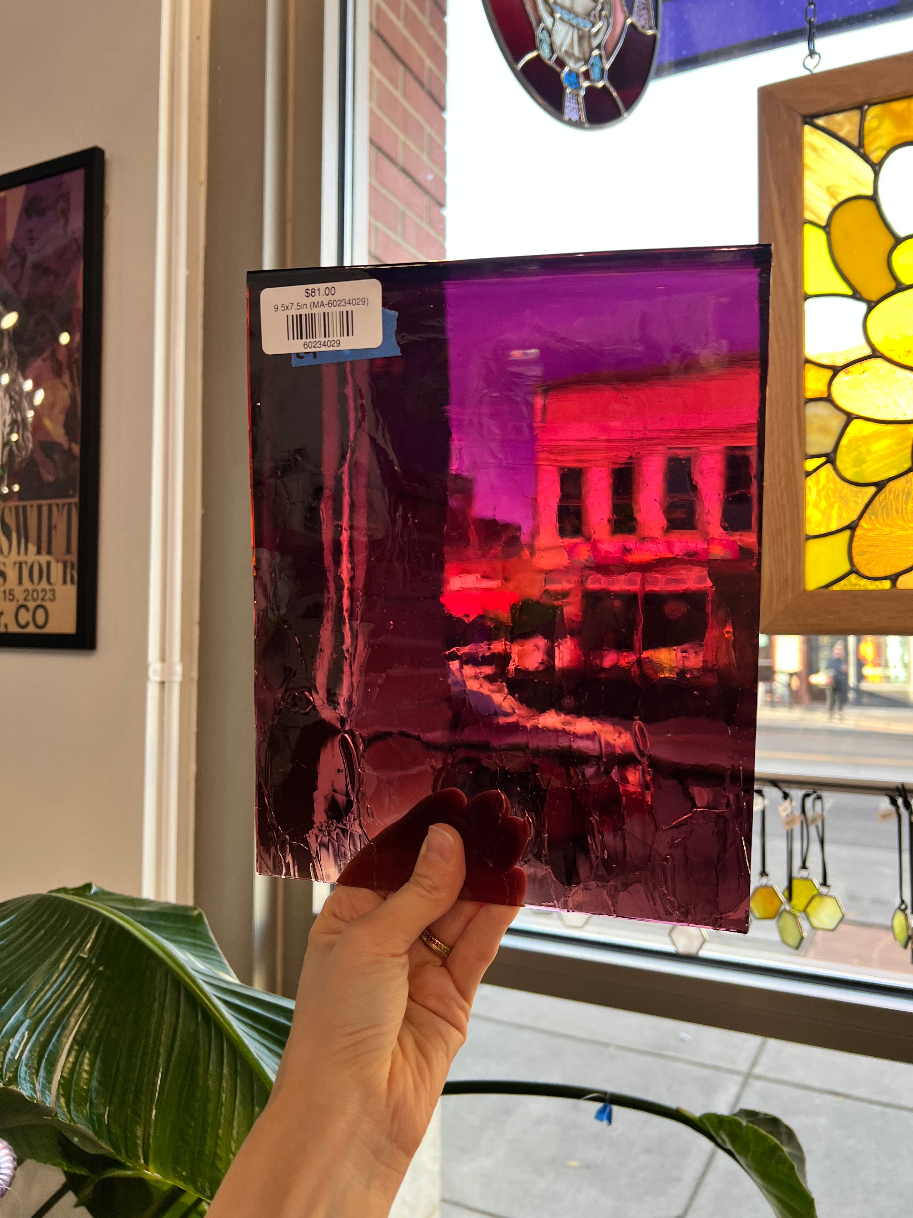 Wine Wednesday COGW by Monarch Sheet Glass Colorado Glass Works 9.5x7.5in (MA-60234029)