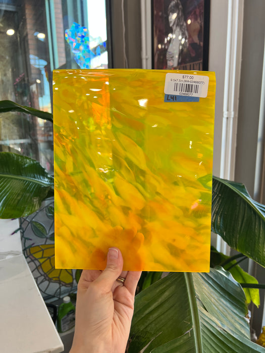 Ray of Sunshine COGW by Monarch Sheet Glass Colorado Glass Works 9.5x7.5in (MA-03468077)