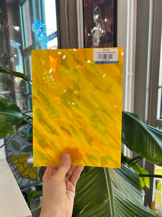 Ray of Sunshine COGW by Monarch Sheet Glass Colorado Glass Works 9.5x7in (MA-03435309)