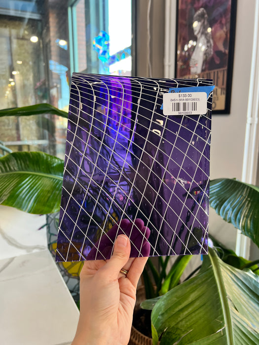 Purple Penthouse COGW by Monarch Sheet Glass Colorado Glass Works 8x6in (MA-99109933)