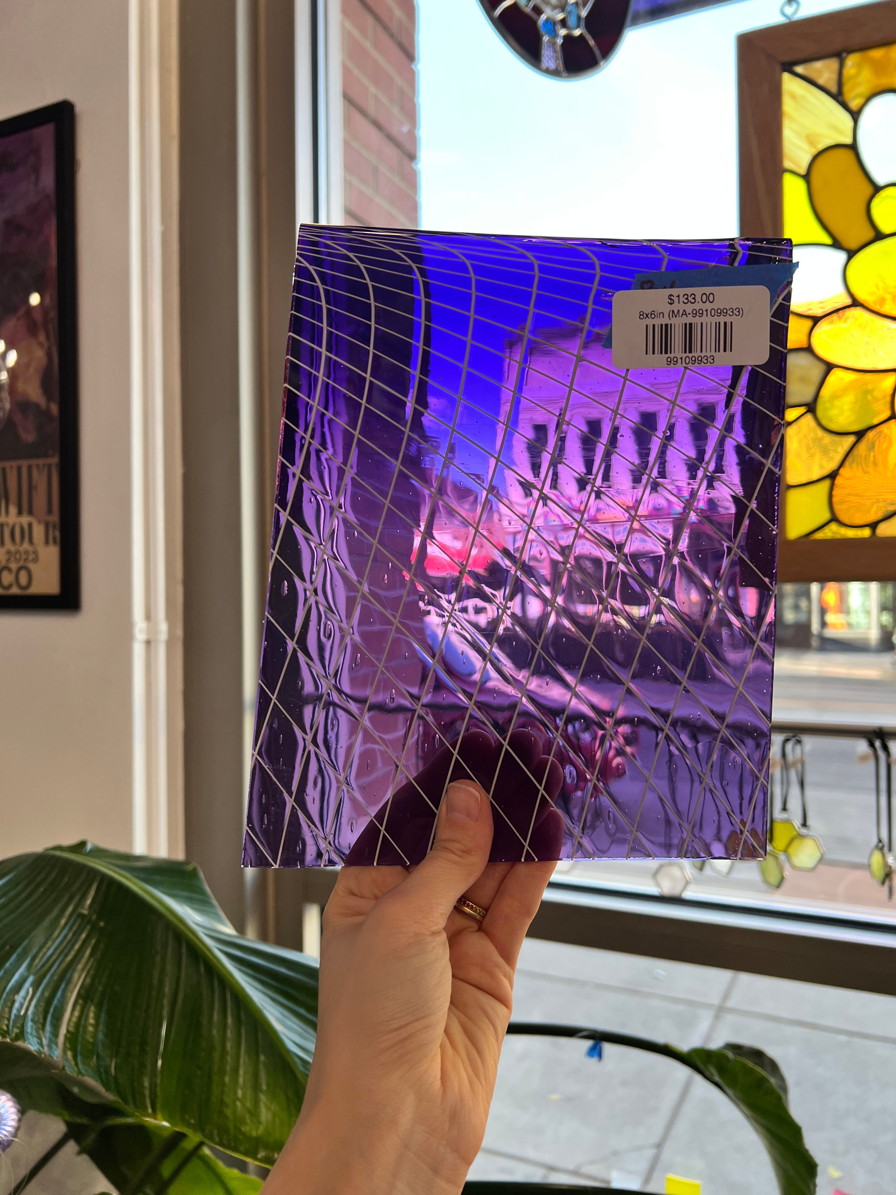 Purple Penthouse COGW by Monarch Sheet Glass Colorado Glass Works