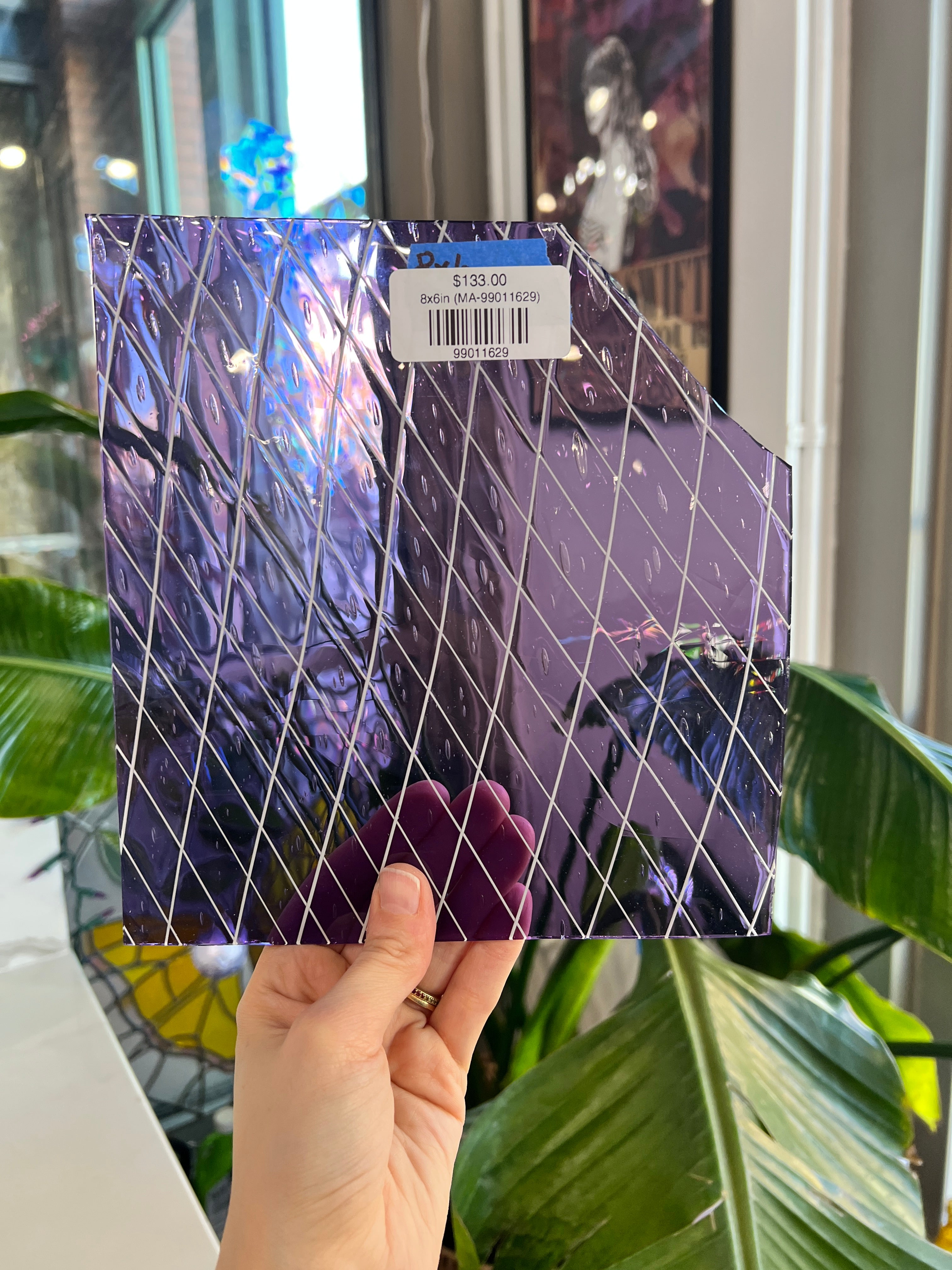 Purple Penthouse COGW by Monarch Sheet Glass Colorado Glass Works 8x6in (MA-99011629)