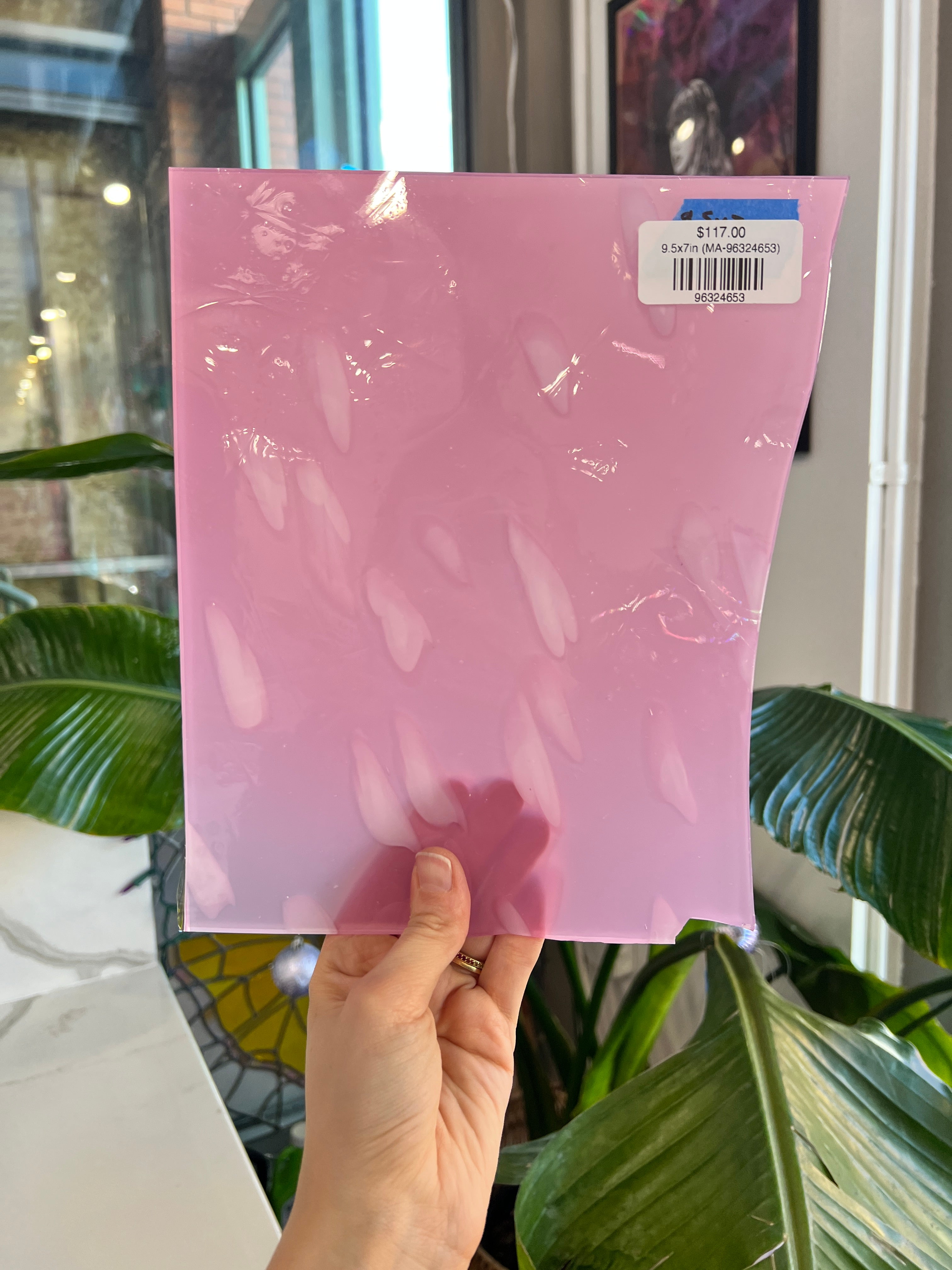 Signed with Love COGW by Monarch Glass Sheet Glass Colorado Glass Works 9.5x7in (MA-96324653)