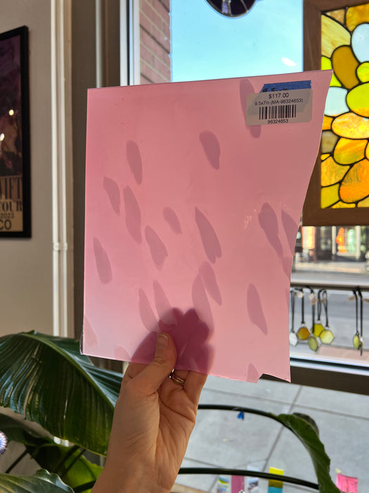 Signed with Love COGW by Monarch Glass Sheet Glass Colorado Glass Works