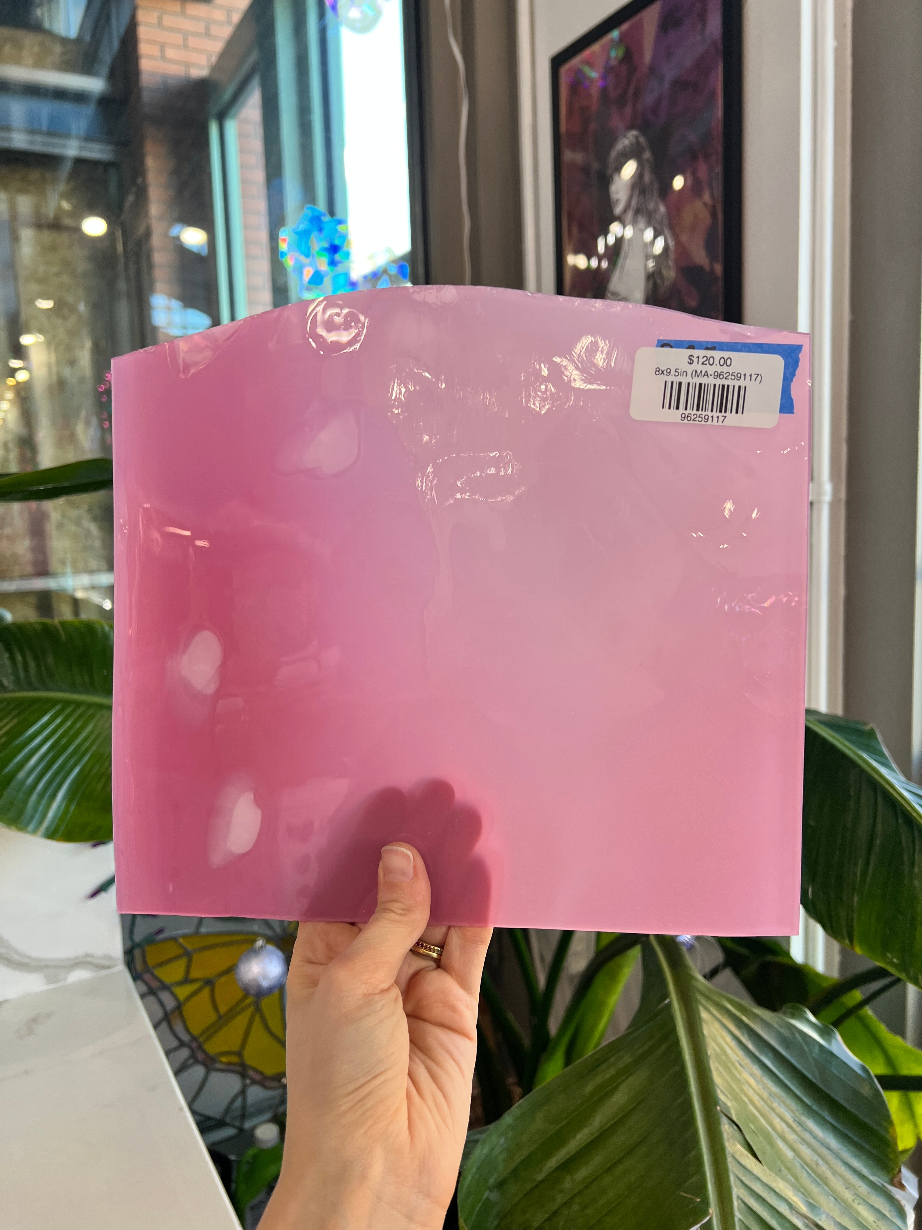 Signed with Love COGW by Monarch Glass Sheet Glass Colorado Glass Works 8x9.5in (MA-96259117)