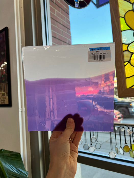 Groovy Grape Crackle COGW by Monarch Sheet Glass Colorado Glass Works