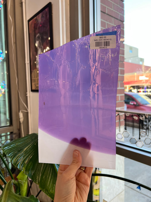 Groovy Grape Crackle COGW by Monarch Sheet Glass Colorado Glass Works