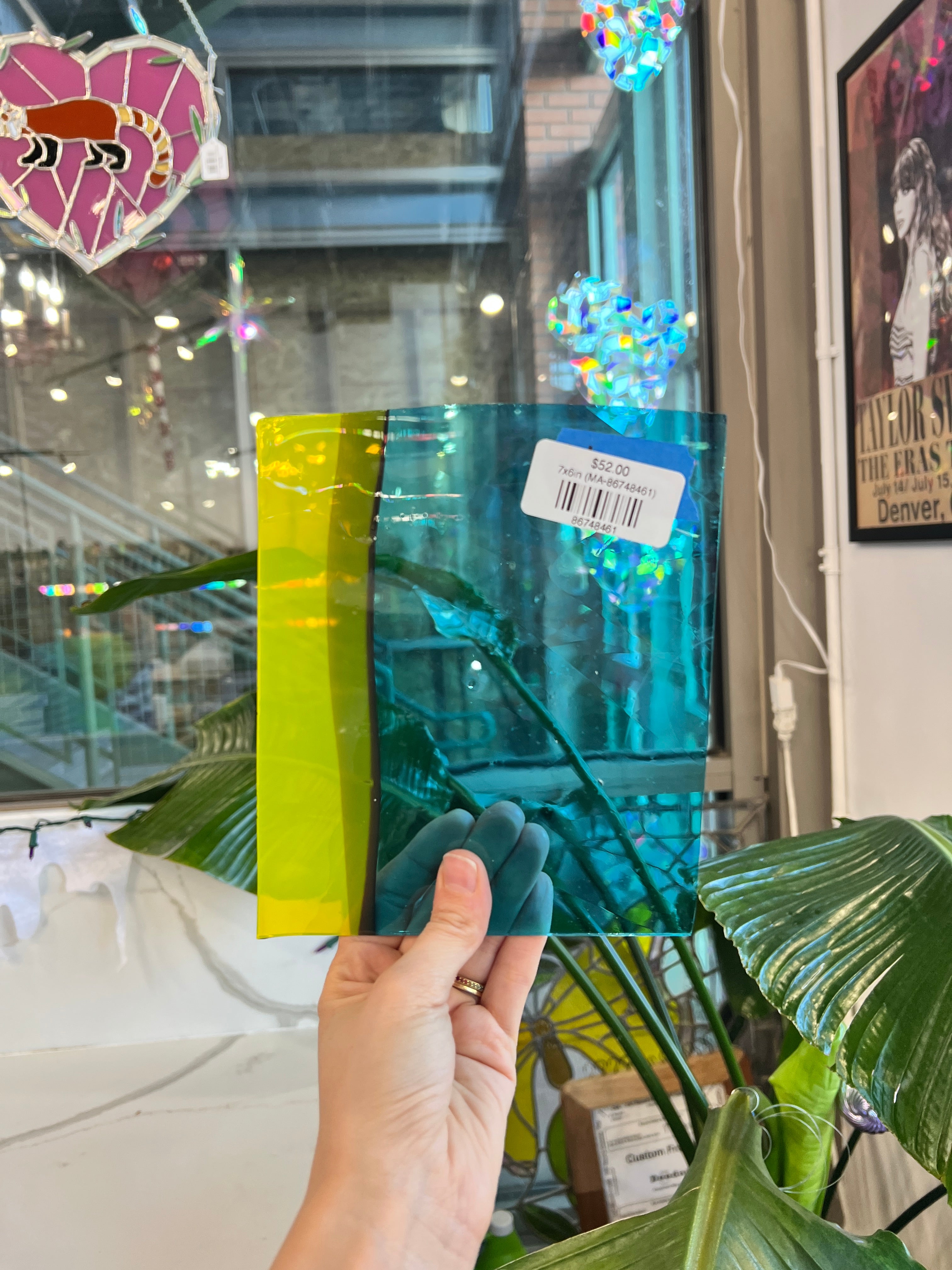 Monaco COGW by Monarch Glass Studio Sheet Glass Colorado Glass Works 7x6in (MA-86748461)