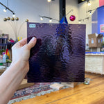 Grape Purple Rough Rolled Oceanside Fusible 96 COE (OGT 543.2RRF) Sheet Glass Colorado Glassworks