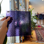 Grape Purple Rough Rolled Oceanside Fusible 96 COE (OGT 543.2RRF) Sheet Glass Colorado Glassworks