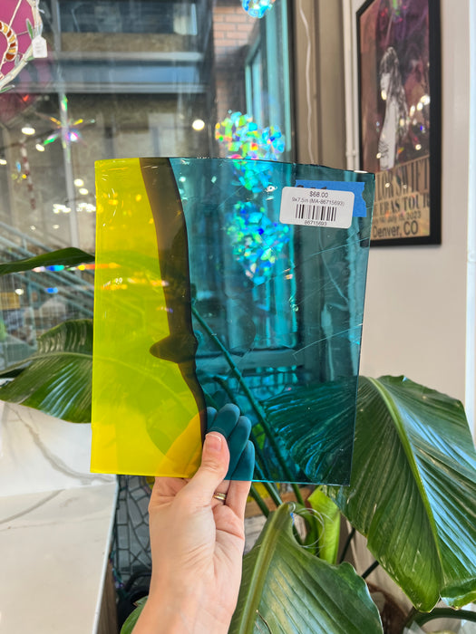 Monaco COGW by Monarch Glass Studio Sheet Glass Colorado Glass Works 9x7.5in *SCRATCH* (MA-86715693)