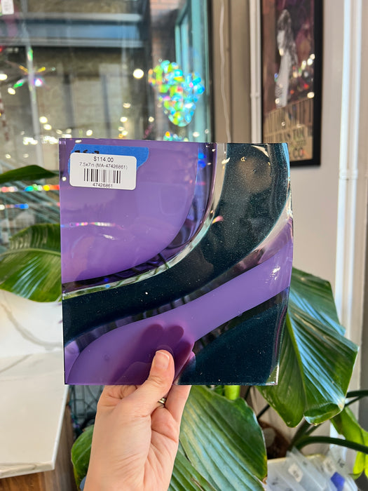 Disco Dreamin' COGW by Monarch Sheet Glass Colorado Glass Works 7.5x7in (MA-47426861)