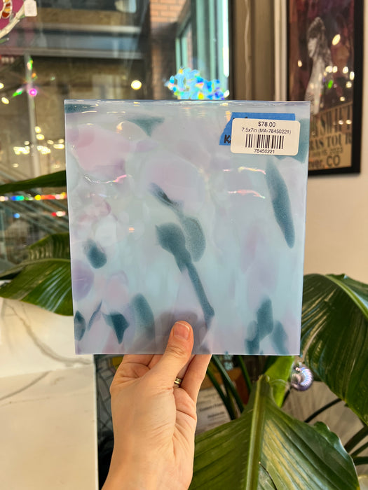 Pastel Pebbles COGW by Monarch Sheet Glass Colorado Glass Works 7.5x7in (MA-78450221)