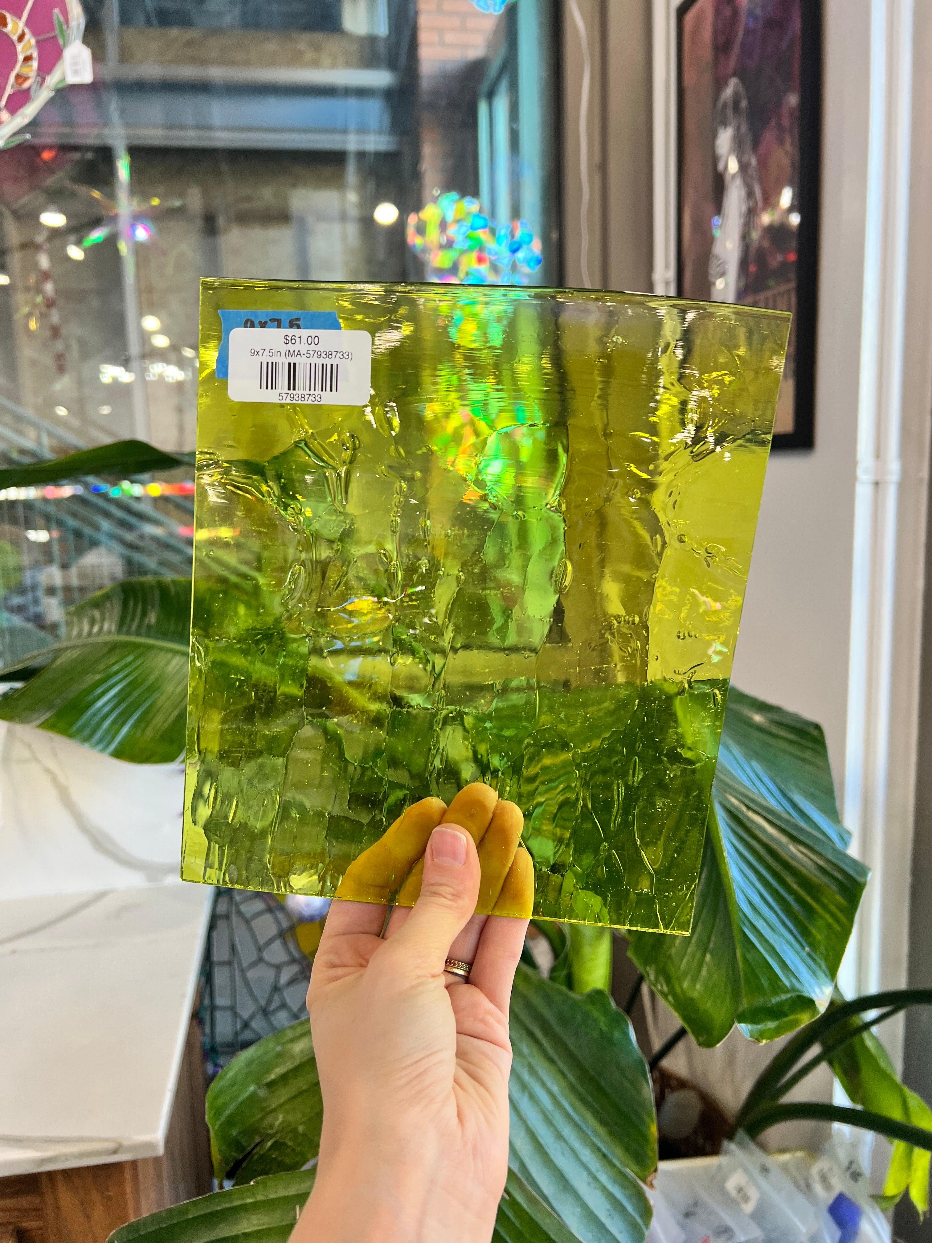 Lemoncello COGW by Monarch Sheet Glass Colorado Glass Works 9x7.5in (MA-57938733)