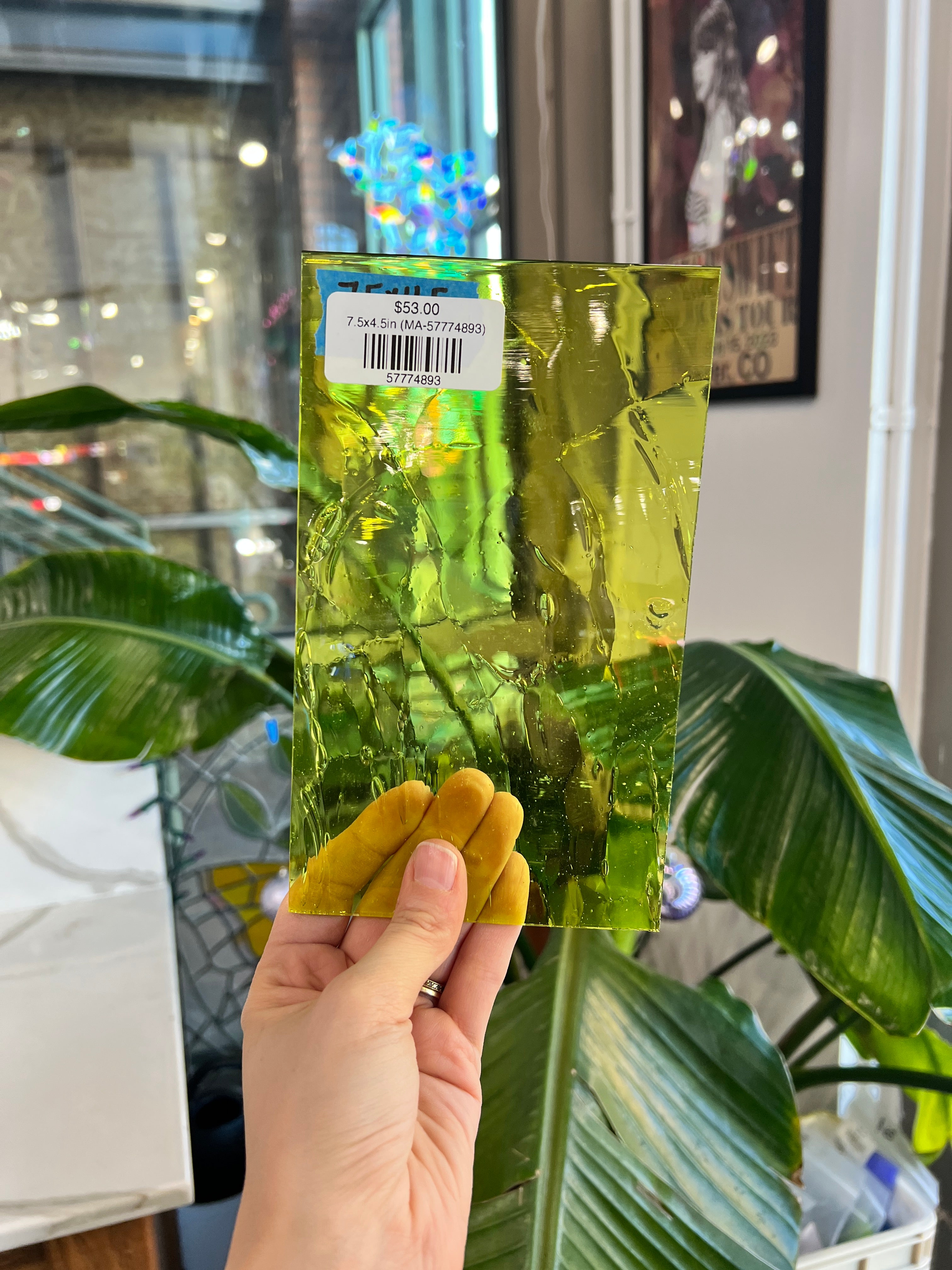 Lemoncello COGW by Monarch Sheet Glass Colorado Glass Works 7.5x4.5in (MA-57774893)