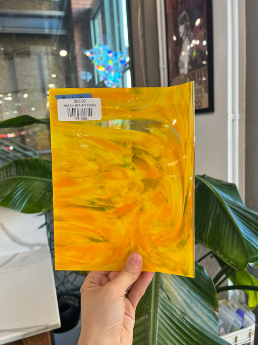 Ray of Sunshine COGW by Monarch Sheet Glass Colorado Glass Works 9x6.5in (MA-47313965)