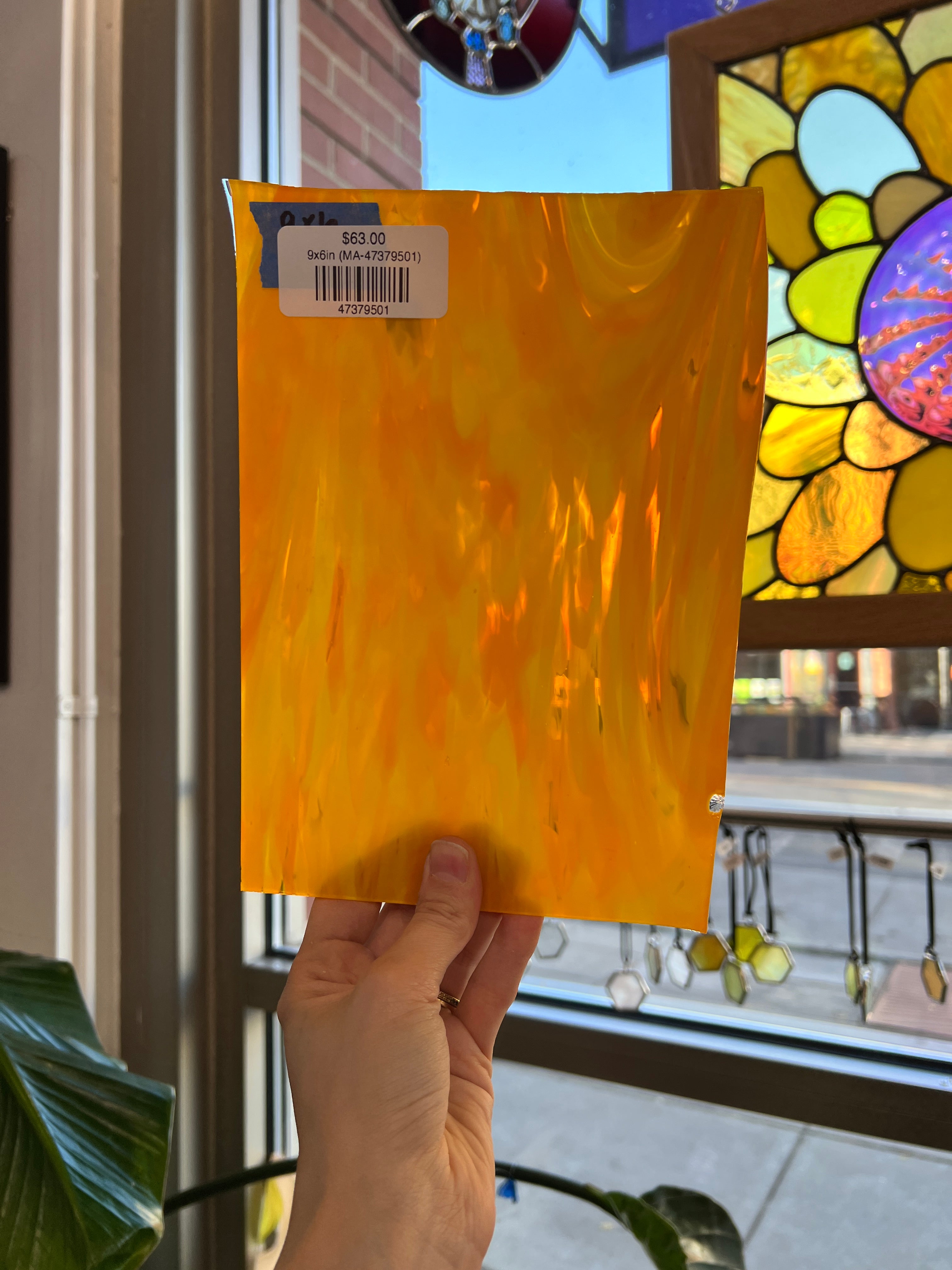 Ray of Sunshine COGW by Monarch Sheet Glass Colorado Glass Works