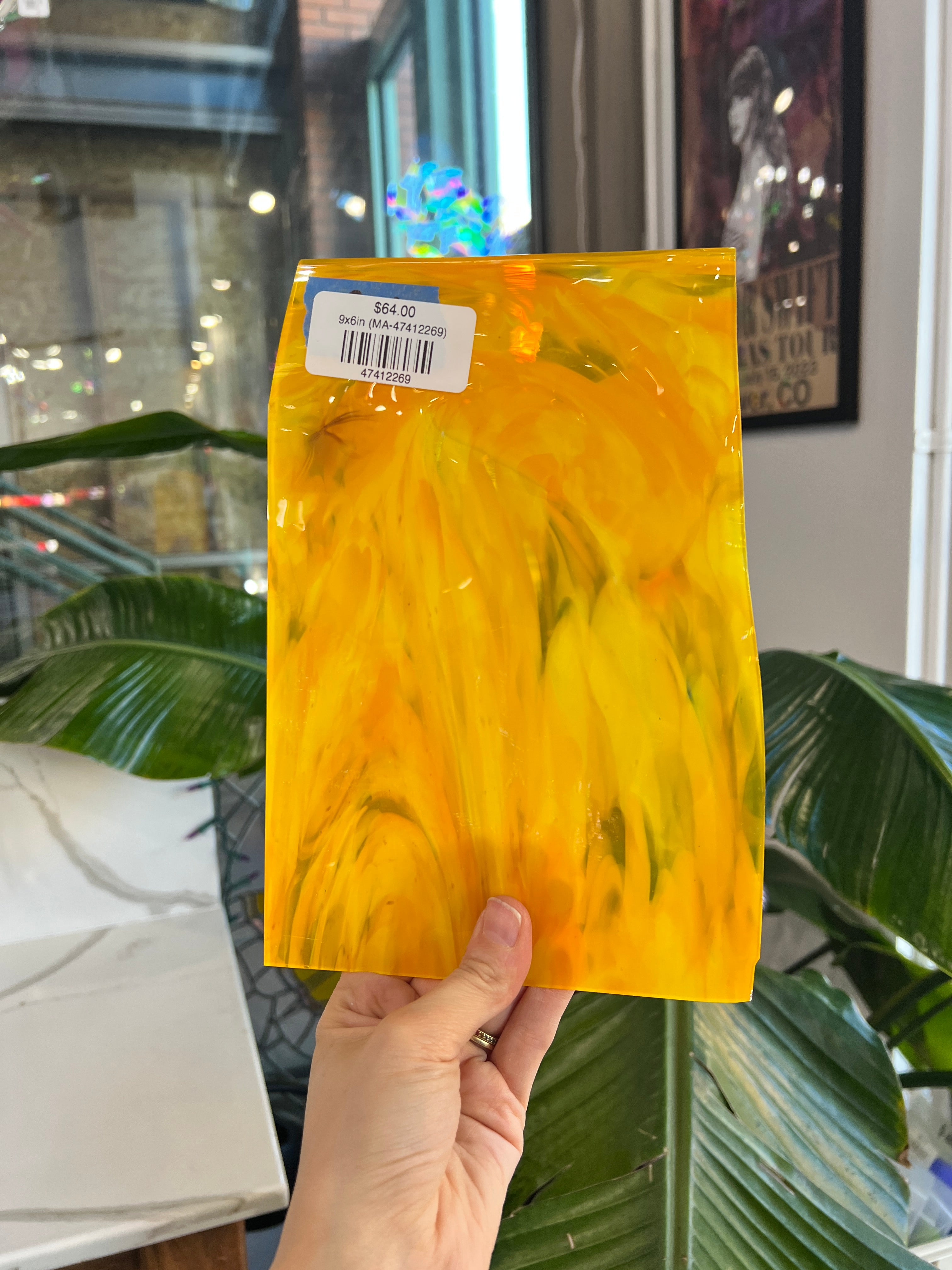 Ray of Sunshine COGW by Monarch Sheet Glass Colorado Glass Works 9x6in (MA-47412269)