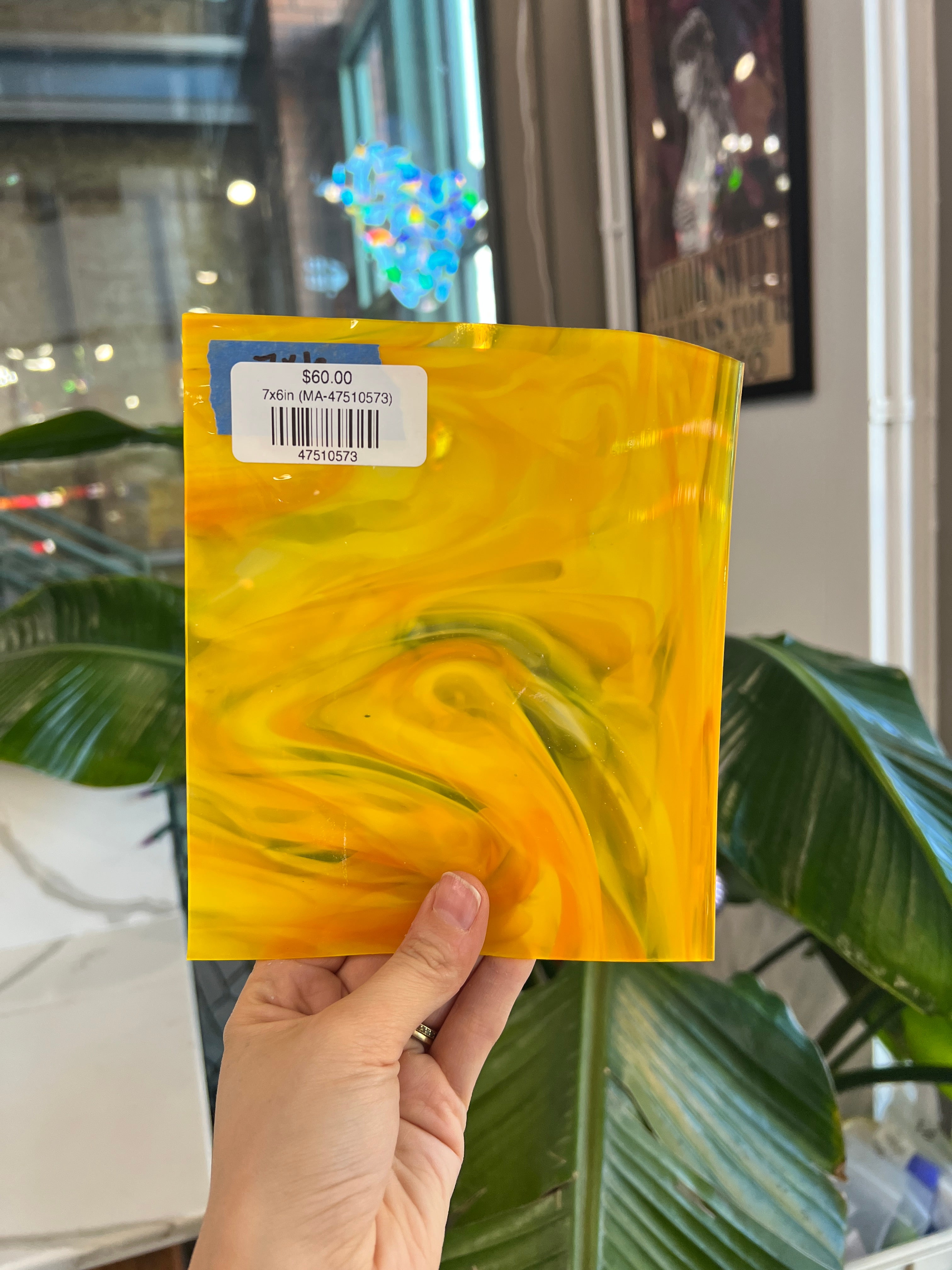 Ray of Sunshine COGW by Monarch Sheet Glass Colorado Glass Works 7x6in (MA-47510573)