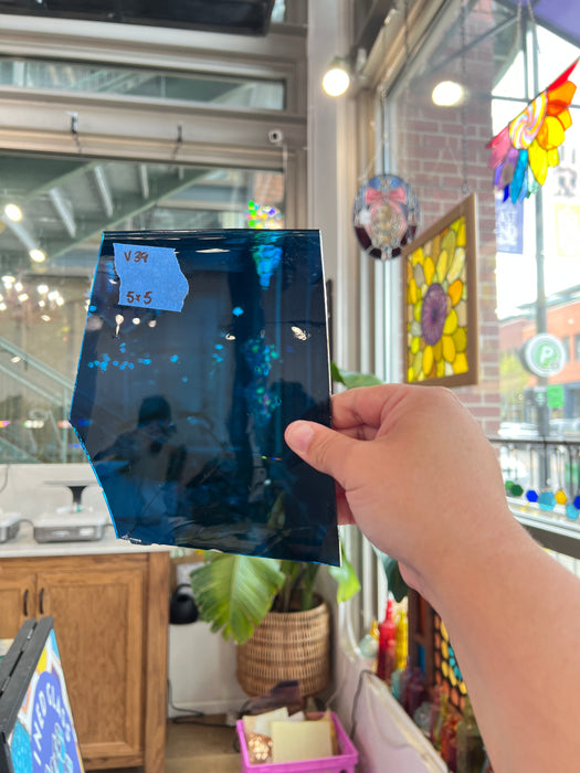 Steel Blue - Patreon Vault Sheet Glass Colorado Glassworks